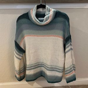 Anthropologie cropped oversized sweater